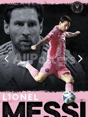 MLS Inter Miami CF - Lionel Messi 25 Poster 22" X 34"